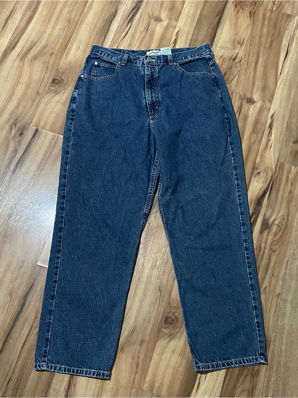 Vintage St. John’s Bay Relaxed Fit High Waisted Mom Jeans Sz 14 Blue Denim